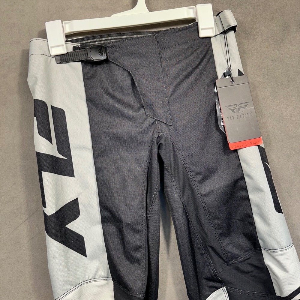 Fly Racing F-16 Motocross Pants Womens 3/4 Grey Black WMN F16 Gear New